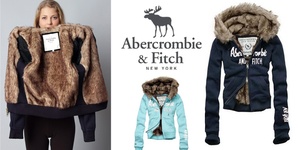 Мужские и женские меховые худи Abercrombie Fitch от интернет-магазина «Moda177»