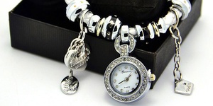 Оригинальные часы-браслет в стиле Pandora 