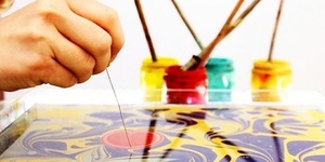 Посещение мастер-класса «Эбру» по рисунку на воде для одного или двоих